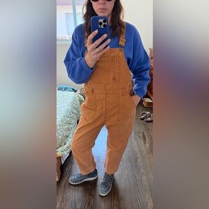 Madewell Dickies collaboration desert sand colored overalls!